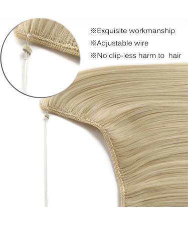 Hair Extensions Clip in Hair Extensions Long Smooth Fish Line Hair Clips Invisible U-Shaped Wire Long Straight Synthetic One Piece Hairpieces for Women Hair Pieces(2434) 20inches 2434 - Buy Online on GoSupps.com