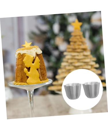 Alipis 2pcs Octagonal Cake Mold Roasting Pan Paper Cups Cupcake Mold Creative Baking Mold Muffin Candy 7.5x7.5x6.5cm Silver - Buy Online on GoSupps.com