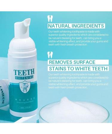 Toothpaste Cleaning Foam 250ml | Intensive Stain Removal & Brightening Formula for Perfect Smile - Buy Online on GoSupps.com
