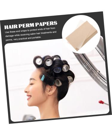 minkissy 500pi ces Papier Permanent Pour Cheveux Jetables Pour Coiffure Et Permanente Protection Thermique Pendant Le Bouclage - Buy Online on GoSupps.com