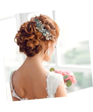 FRCOLOR 2 Set Hairpin Hair Comb Clips Women Wedding Hair Accessories Bridal Hair Clips Flower Hair Accessories Hair Stick and Hair Combs Bridal Hair Clip for Wedding Hair Sticks for Bride - Buy Online on GoSupps.com