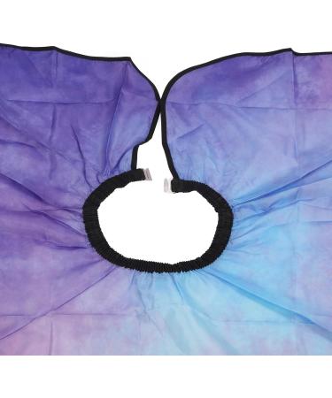 Professional Waterproof Hair Cutting Cape - Tie Dye Salon Apron with Neck Buckle for Hairdressers & Stylists - Buy Online on GoSupps.com