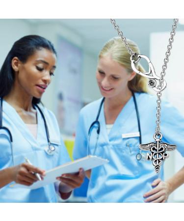 PLITI Nurse Practitioner Gift - Stethoscope Necklace for NP Nurses | Celebrate Their Dedication - Buy Online on GoSupps.com