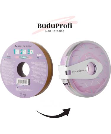 VJ Nail File Refill Roll STALEKS 8m Manicure Pedicure 100/180/240 grit (240 grit) - Buy Online on GoSupps.com