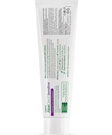 Aloe Dent Sensitive Aloe Vera Toothpaste - Fluoride Free, Vegan, Cruelty Free, 100ml (Pack of 1) - Buy Online on GoSupps.com