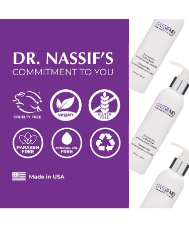 NassifMD Pure Hydration Facial Cleanser - Matcha Tea Infused Vegan Face Wash with Vitamin C - Calming, Soothing, and Hydrating Formula - 6 Fl Oz - Buy Online on GoSupps.com