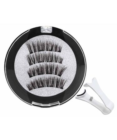 Elara Craft Magnetic Eyelashes Double Sided Magnetic Eyelashes Reusable Lashes Self Adhesive Waterproof Magnetic Eyelashes With Applicator(Style 3)