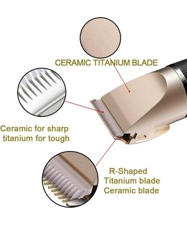 Professional Hair Clippers Kit for Men & Kids - Cordless Rechargeable Trimmer Set with 5 Speed Adjustment and 4 Guide Combs - Buy Online on GoSupps.com