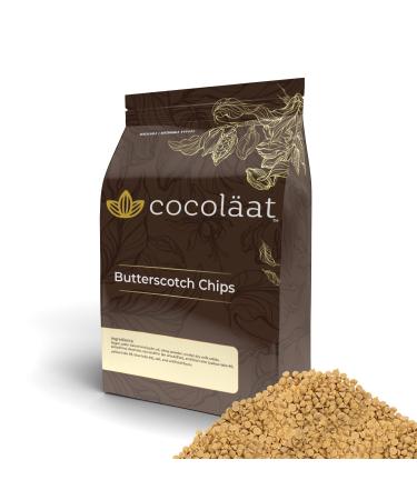 Cocolaat Butterscotch Chips | Releasable Standup Pouch | 2 Pounds 2 Pound (Pack of 1)