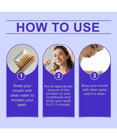 Purple Teeth Cleaning Toothpaste - Gentle Cleaning Fresh Breath Daily Oral Care for Teeth Hygiene(1PCS) 1 Fl Oz (Pack of 1) - Buy Online on GoSupps.com