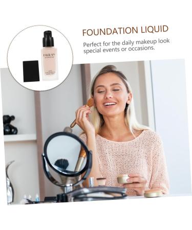 SOESFOUFU Liquid Foundation Beauty Foundation Makeup Foundation Liquid Foundation Fluid Glass Black - Buy Online on GoSupps.com