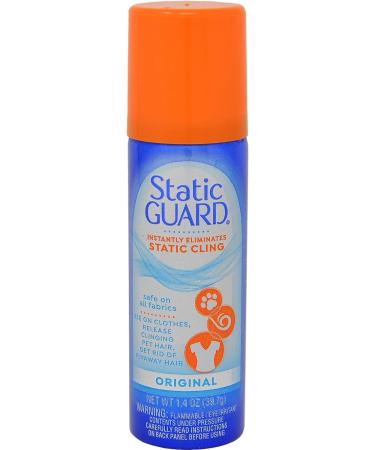 Static Guard Bonus Pack Spray - 12.4 oz (2 x 5.5 oz + 1.4 oz) - Anti-Static Fabric Spray - Buy Online on GoSupps.com