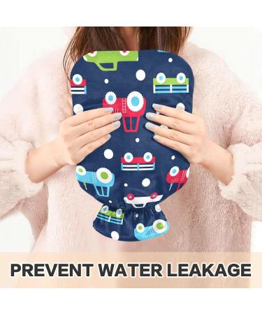 Naanle 1L Transparent Hot Water Bottle - Truck Design for Pain Relief & Warmth | Bed Hand & Foot Therapy - Buy Online on GoSupps.com