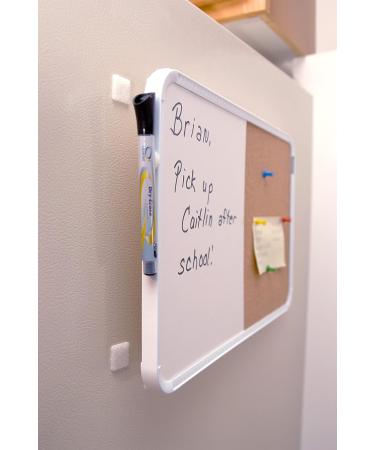 VELCRO Brand Mounting Squares | Pack of 20 | 7/8 Inch White | Adhesive Sticky Back Hook and Loop Fasteners for Home Office or Crafting | Strong Secure Hold White 20Pk - Buy Online on GoSupps.com