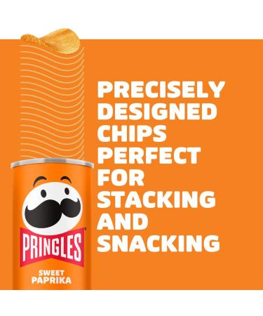 Pringles Sweet Paprika 185g - Irresistible Crisp Chips in Practical Can | Shop Internationally for Snacks - Buy Online on GoSupps.com