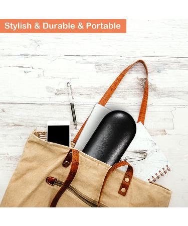 KENOBEE 2 in 1 Eyeglasses and Contact Lens Case with Mirror & Tweezers - Portable Double Sided Holder for Men & Women - Buy Online on GoSupps.com