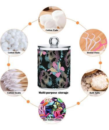 Gaireg Dinosaur Totot Head with Flower Pattern - 2-Pack Plastic Cotton Swab Holder & Toothbrush Organizer for Bathroom - Buy Online on GoSupps.com