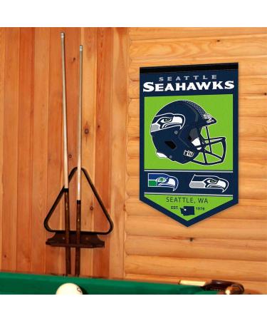 Seattle Seahawks Heritage History Banner Pennant | Premium NFL Memorabilia for Fans - Buy Online on GoSupps.com