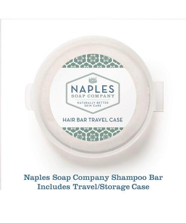 Naples Soap Company Solid Shampoo Bar - Paraben, Alcohol, Phthalate-Free - Handmade, pH Balanced, Eco-Friendly - Hydrating Haircare for All Hair Types - Long-Lasting, Fragrance-Free - Buy Online on GoSupps.com