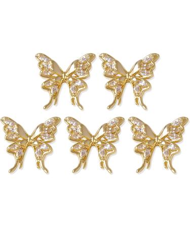 FEIlei 5Pcs Zircon Nail Art Rhinestones Crystal Gems for Nail Decor Rings Earrings DIY - Buy Online on GoSupps.com