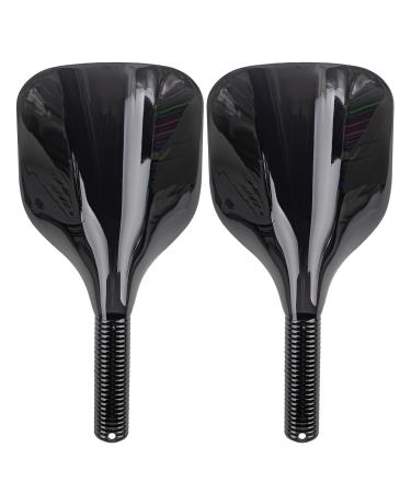 AUEAR 2 Pack Barber Hair Shield Hairspray with Sponge Handle for Salon Black