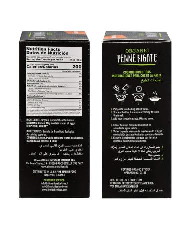 Mantova Organic Penne Rigate Pasta - 100% Durum Semolina - Product Of Italy 1 lb (Pack of 6) - Buy Online on GoSupps.com