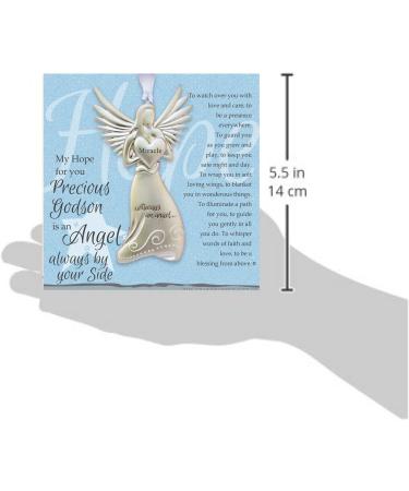 Angel Godson Gift for Baptism, Confirmation, Christening - Heartwarming Sentiment Included - Buy Online on GoSupps.com