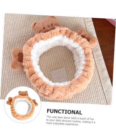Beatifufu Bear Face Wash Headband Spa Headband for Washing Face Makeup Headband for Washing Face Washing Face Headbands Spa Headbands for Women Facial Headband Bear Makeup Headband - Buy Online on GoSupps.com