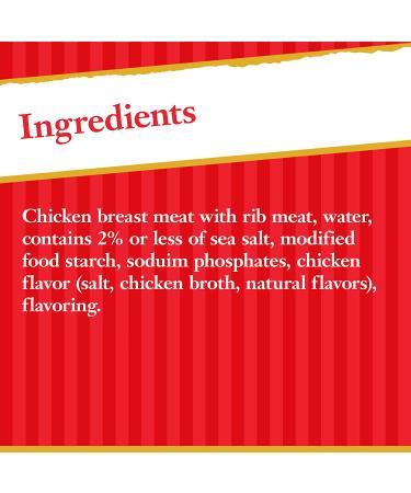 Hormel Premium Chunk Chicken Breast in Water 5oz (12 Pack) - Quality Canned Chicken - Buy Online on GoSupps.com