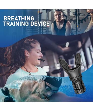 Portable Respiratory Trainer - Improve Breathing Capacity | Adjustable Resistance Exercise Device | Easy to Clean International Shipping - Buy Online on GoSupps.com