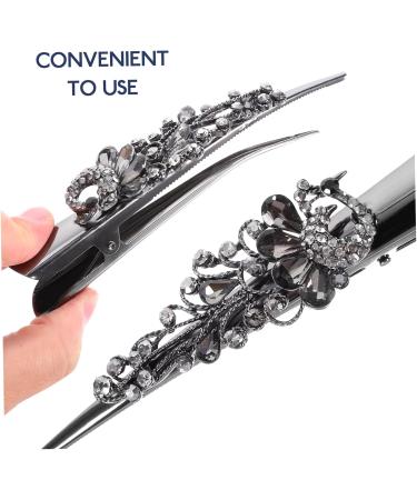 minkissy Korean version unique clips for hair headgear large girls hair accessories Miss sharp mouth clip women's hair clips for thin hair rhinestones decorate horn clip hairpin - Buy Online on GoSupps.com