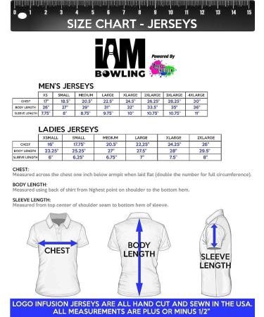 Logo Infusion Dye-Sublimated Bowling Jersey (Sash Collar) - I AM Bowling Fun Design 2007-ST - Storm Men's 4X - Buy Online on GoSupps.com