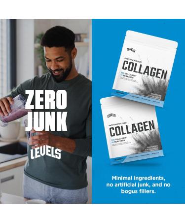 Levels Collagen Peptides No Artificial Ingredients 11G of Collagen Unflavored 1LB Unflavored 1 Pound (Pack of 1) - Buy Online on GoSupps.com