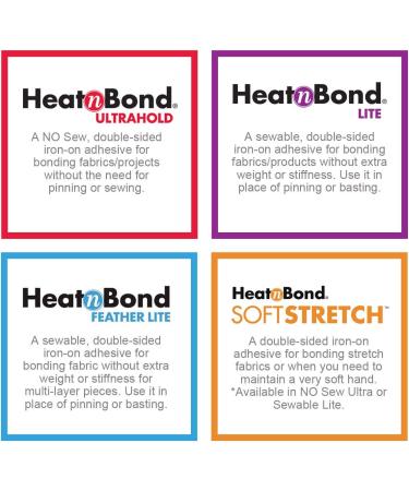 HeatnBond Lite Iron-On Adhesive - 17 x 35 Yards | Easy Iron-On Adhesive - Buy Online on GoSupps.com