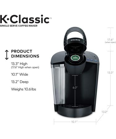 Keurig K-Classic Coffee Maker - Single Serve Pod Brewer, Programmable, Black - Buy Online on GoSupps.com
