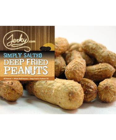 Jerky.com Whole Deep Fried Peanuts Sampler Bulk 3 Pack - Gourmet Flavors - Roasted Garlic, Salted, Spicy Hot - 30oz Total Tester Pack - Buy Online on GoSupps.com