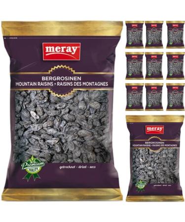 Mry Bergrosinen Raisins 250 g with Pufai Grocery (Pack of 10)