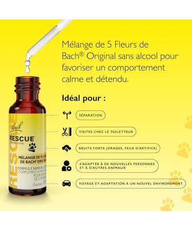 Bach Rescue Remedy Pets Dropper-bottle 10ml by RESCUE - Buy Online on GoSupps.com
