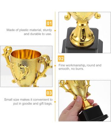 Gold Plastic Soccer Trophy Cup for Kids - Ideal for Sports Tournaments, Parties, and Awards - Buy Online on GoSupps.com