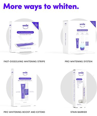 SmileDirectClub Whitening Kit with LED Light - 4 Gel Pens - Professional Strength Hydrogen Peroxide - Buy Online on GoSupps.com