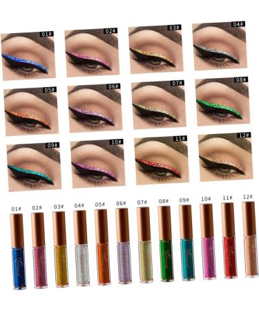 FOYTOKI Pearlescent Liquid Eyeliner Colorful Eyeliner Colored Eyeliner Metallic Eyeliner Glitter Eye Shadow - Buy Online on GoSupps.com