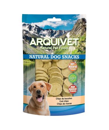 Arquivet Cod chips, 100 g (Pack of 1)