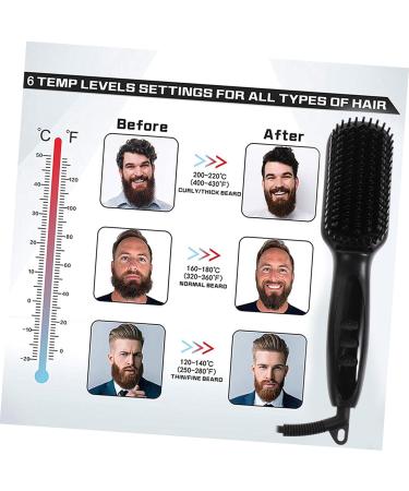 Housoutil 6 Beard Straightening Comb Brush - Multifunctional Grooming Tool for Men | International Shipping Available - Buy Online on GoSupps.com
