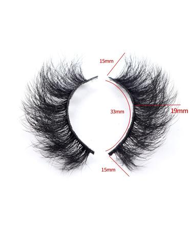 3D Faux Mink Fluffy Eyelashes - 7 Pairs Thick Wispy Long Extension 15-19mm - Reusable Serendipity Life Lashes - Buy Online on GoSupps.com