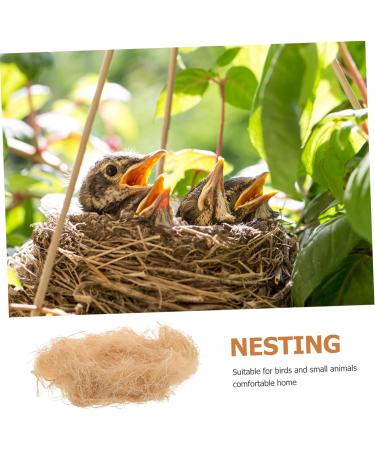 Yardwe 4-Pack Grass Silk Bed Linen Nesting Material for Birds - Ideal Nesting Accessories for Birdhouses (22x12x4cm) - Buy Online on GoSupps.com