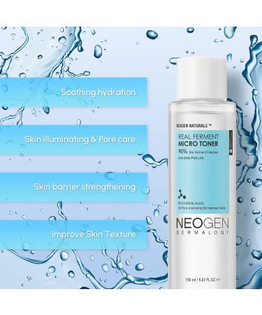 Neogen Real Ferment Micro Toner 150ml - Hydrating & Brightening Toner - Buy Online on GoSupps.com