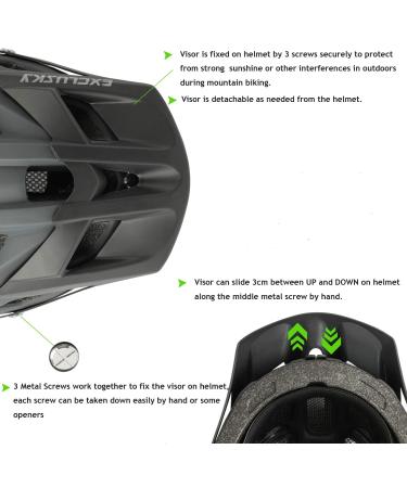 Exclusky Adult MTB Mountain Bike Helmet for Men and Women - Lightweight Bicycle Helmet A-Gray - Buy Online on GoSupps.com