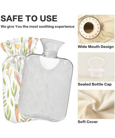 Shop Naanle Rabbit Carrot Hot Water Bottle - 1L Warm Steady Pain Relief & Therapy for Hands & Feet - Buy Online on GoSupps.com