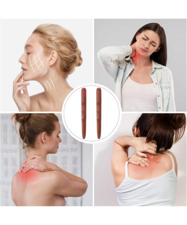 2-Piece Wooden Acupuncture Rod Set - Thai Foot Massage Device for Hand & Foot Relief - SCHABE Acupress Tool - Natural Wood Massage Mat - Buy Online on GoSupps.com