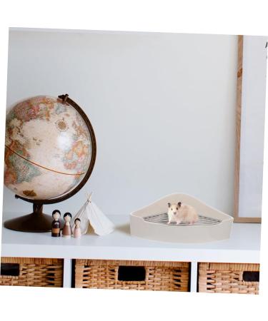 Yardwe Small Pet Ceramic Toilet -Fall Bunny Potty Indoor Pet Potty for Dogs Hamster Potty Ceramic Pet Toilet Hamster Litter Pan Hamster Toilet Bunny Litter Pan Cat Litter Boxes 24x18.5cm White - Buy Online on GoSupps.com